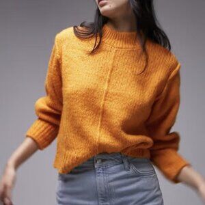 Topshop Center Seam Crewneck Sweater, Size S (4)